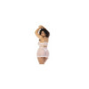 2 en 1 Nuisette et ensemble 2 pièces grande taille en dentelle et résille transparente 